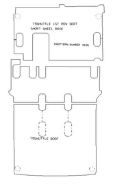 Volkswagen VW T5 Shuttle Rear In 3 Sections SWB 2003 - 2015